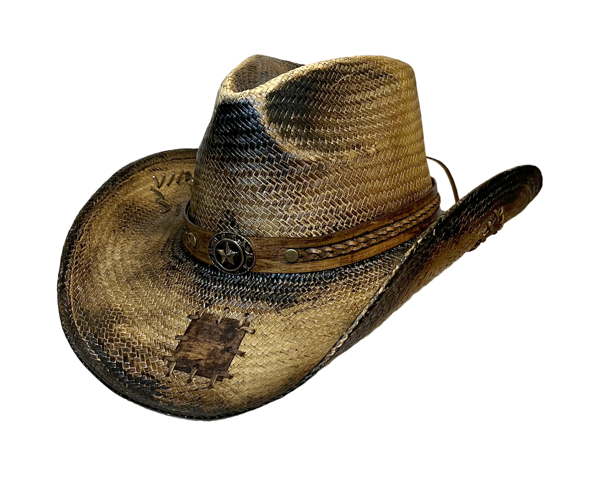#1577 Desert Drift Straw Cowboy Hat Cowboy Straw Hat | Desert Digi Camo – Soul of Adventure main image 4