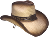 COOPER FLOWER Straw Cowboy Hat by Austin - The Cowboy Hats