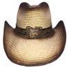 COOPER FLOWER Straw Cowboy Hat by Austin - The Cowboy Hats