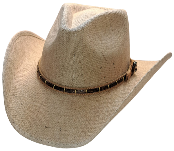 WINSTON Austin Jute Straw Cowboy Hat with Pinchfront Crown – The