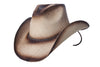 FOREVER PROMISED Biege Straw Cowboy Hat by Austin - The Cowboy Hats